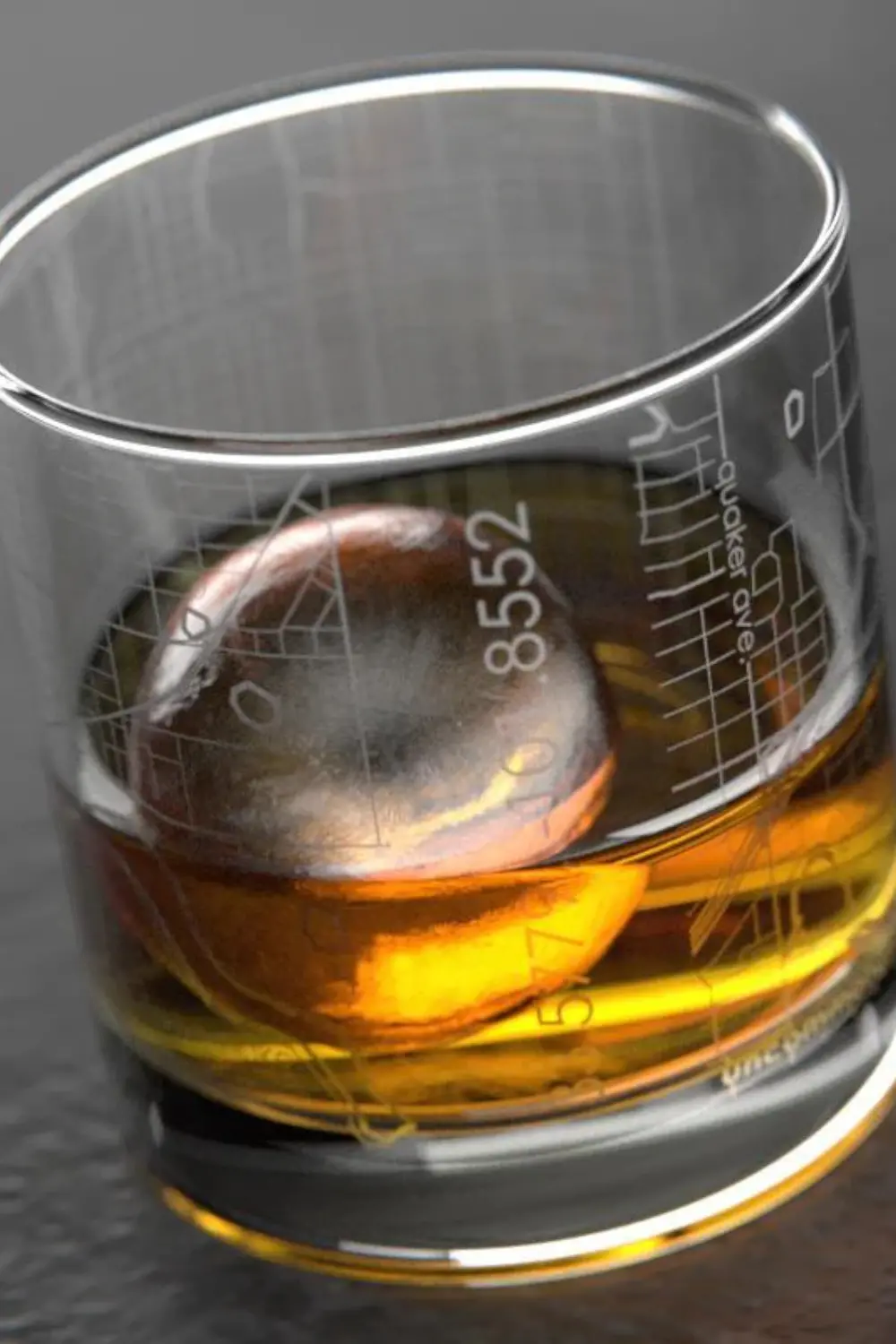 Lubbock Tx Map Rocks Whiskey Glass 1