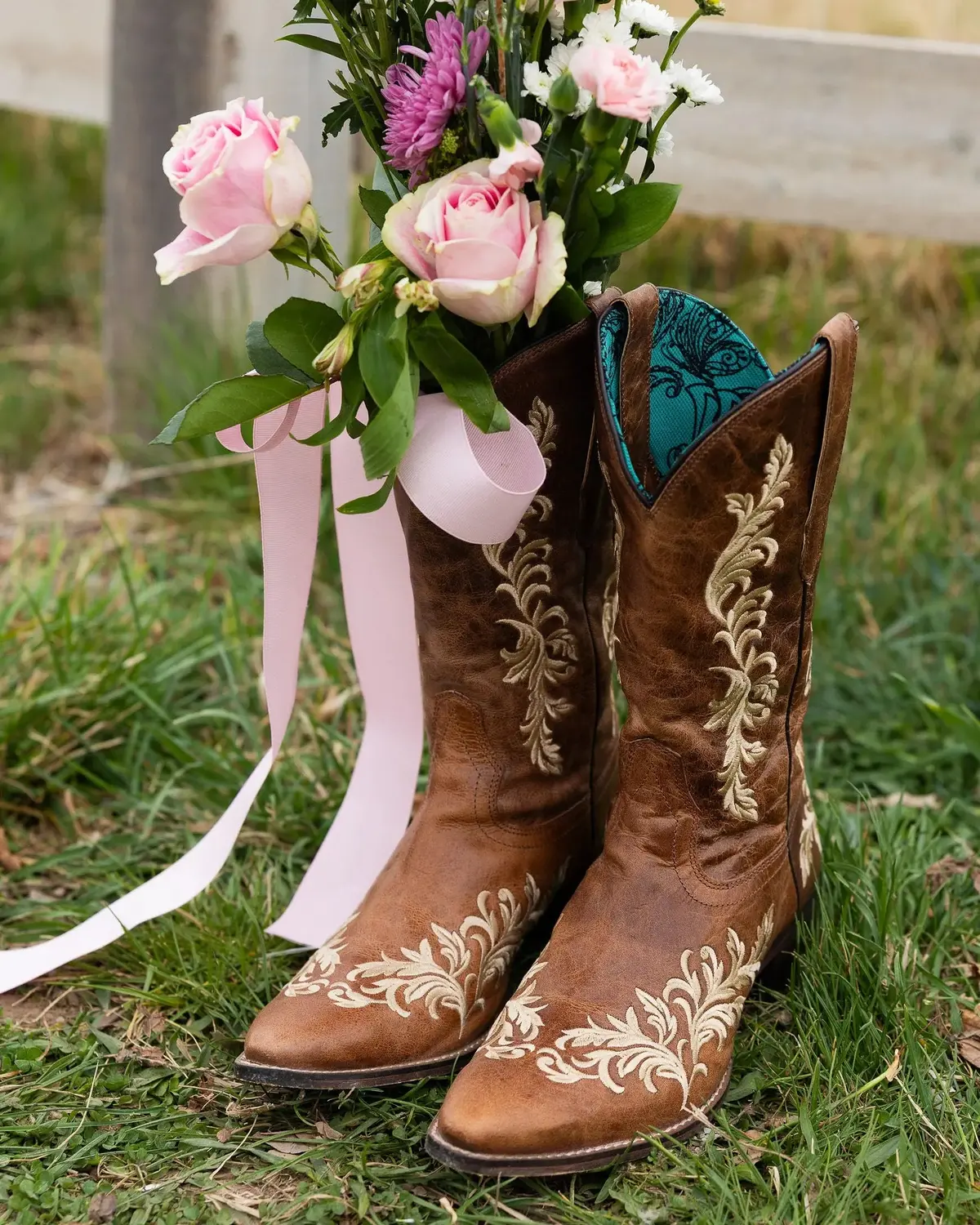 Bridle Bloom Embroidered Cowgirl Boots 4