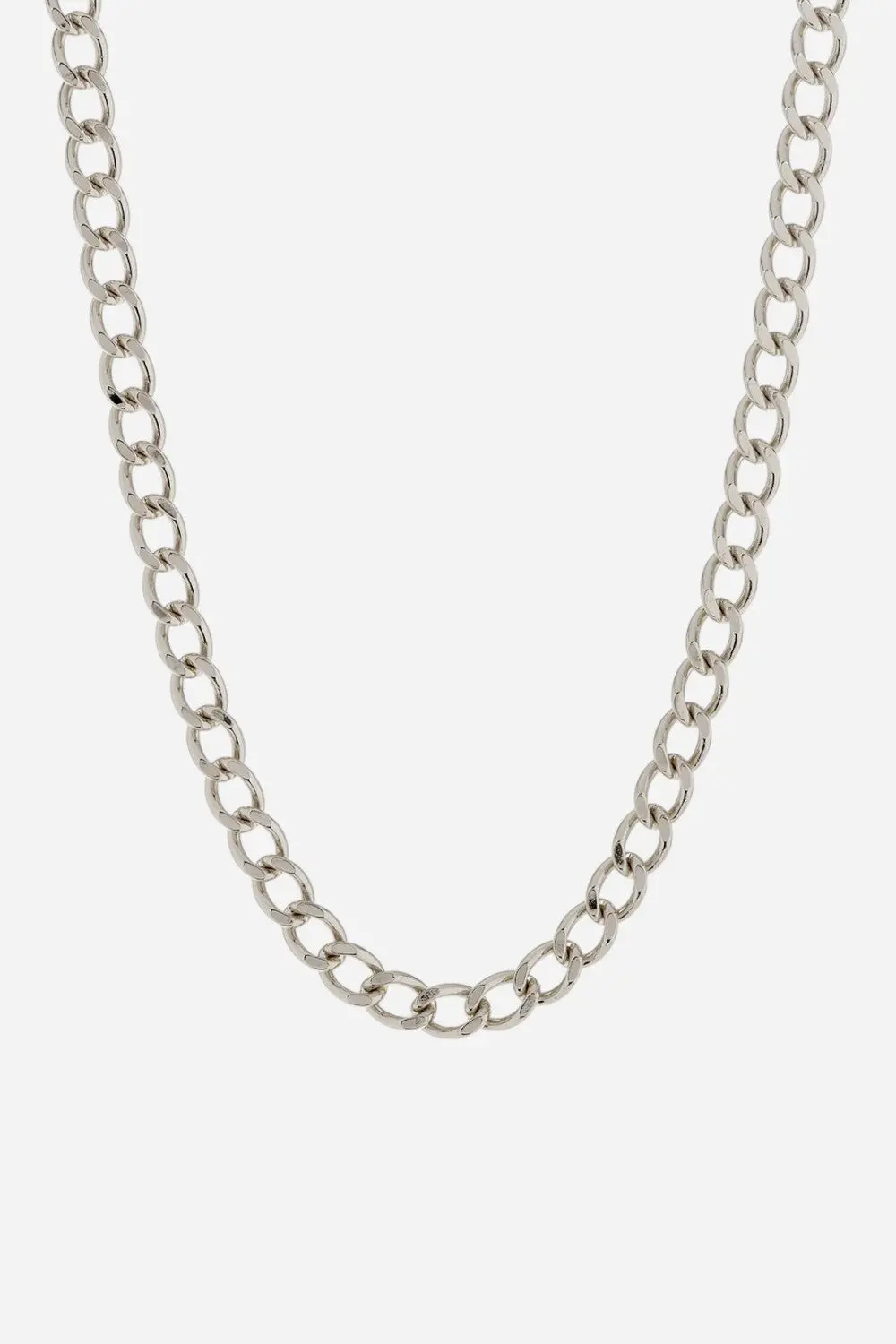 Luv Aj The Classique Curb Chain (8Mm) In Silver 1