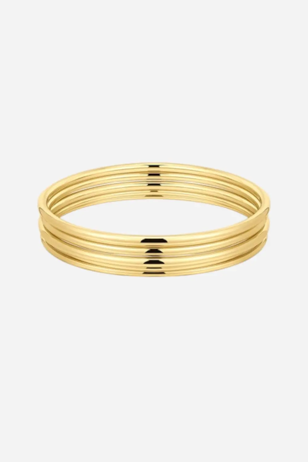 Luv Aj The Sophia Bangle Set In Gold 1