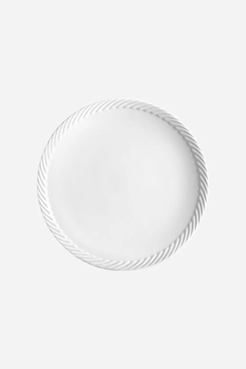 L'objet Corde Dinner Plate In White 1