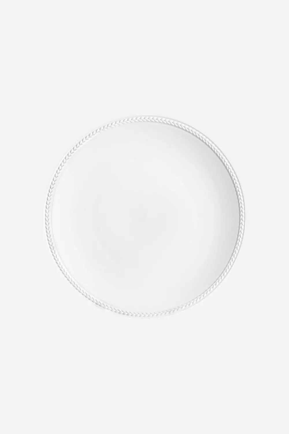 L'objet Soie Tressée Dessert Plate In White 1