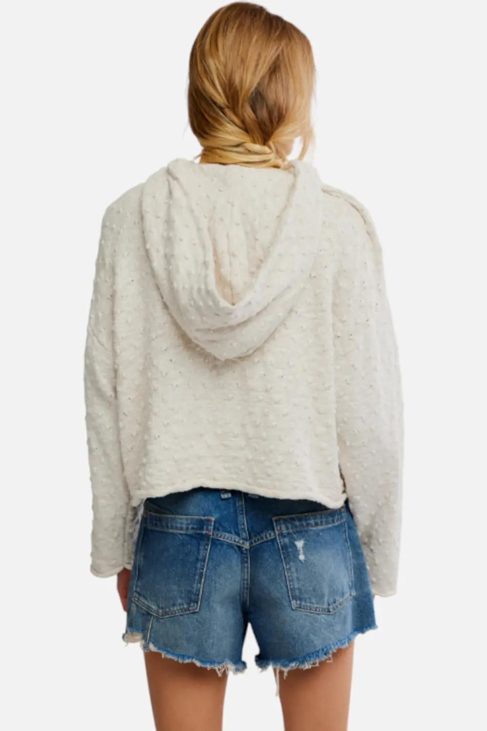 Free People Lake Side Hoodie In Marshmallow 3