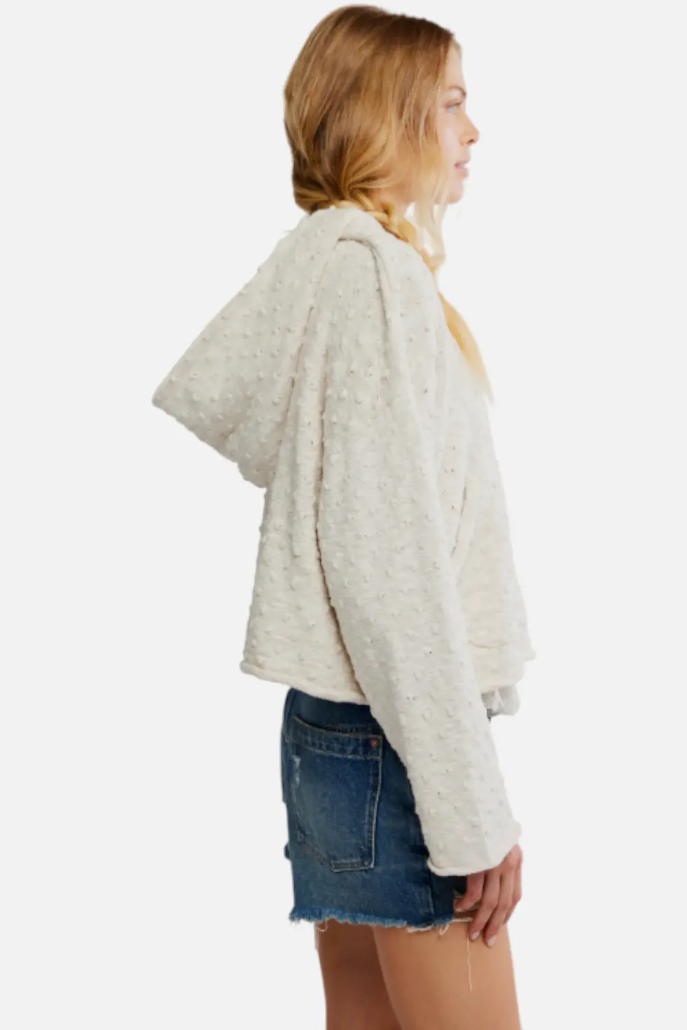 Free People Lake Side Hoodie In Marshmallow 2
