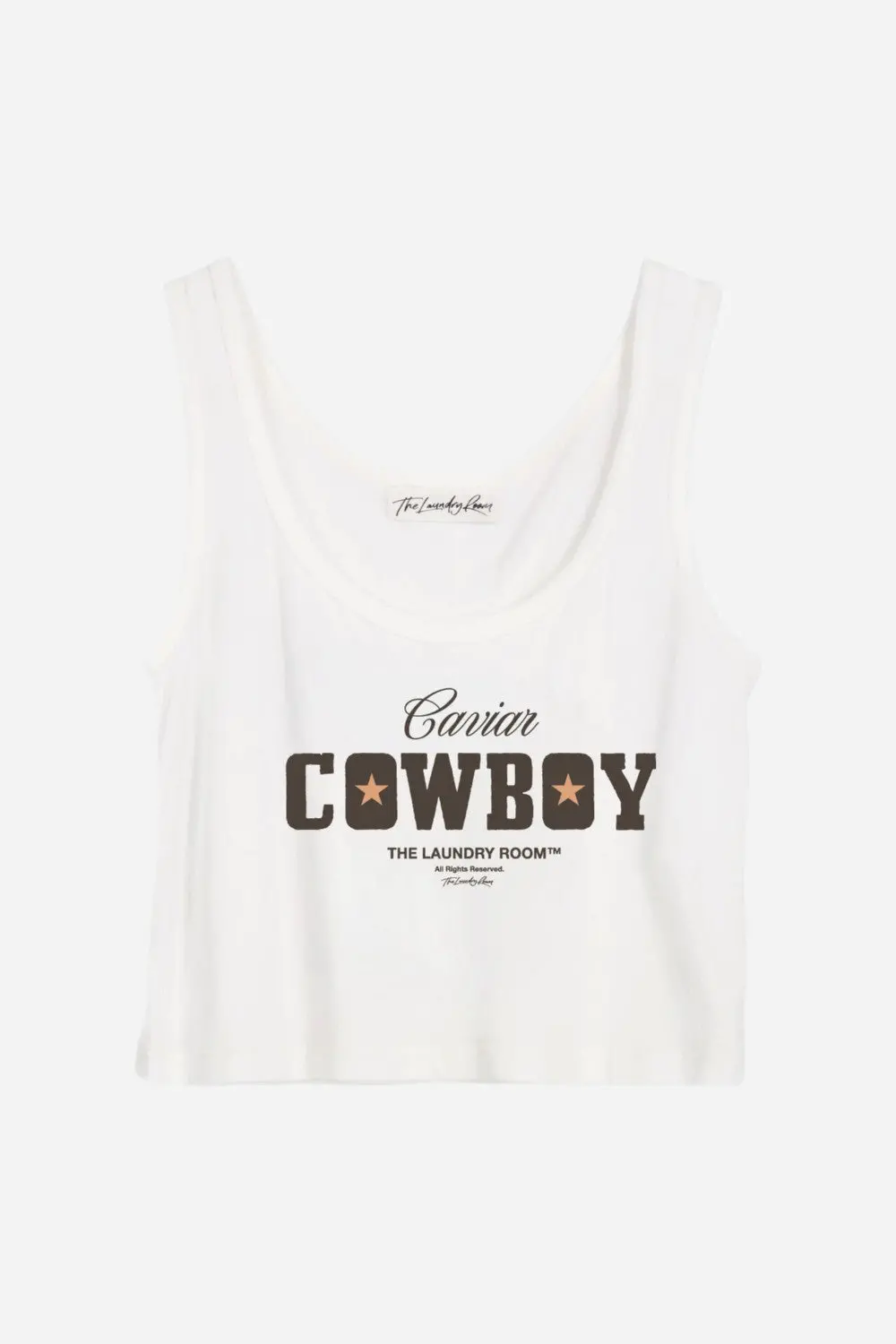 Laundry Room Caviar Cowboy Boxy Tank 1