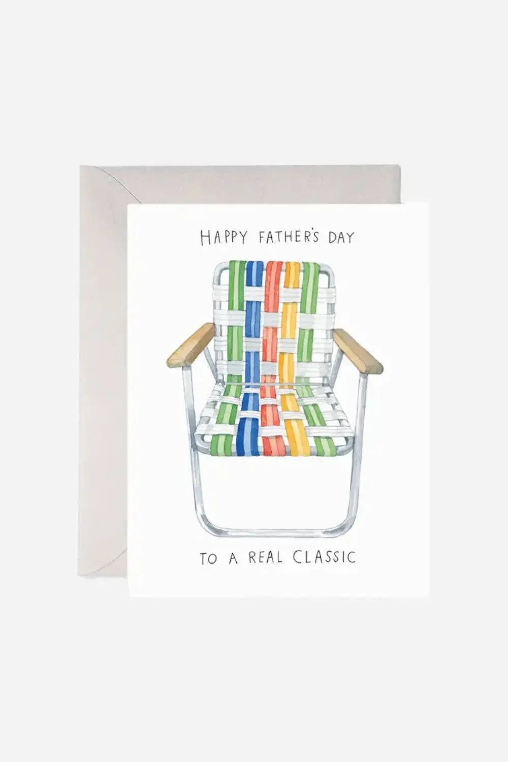 Lawn Chair Dad Father's Day Greeting Card 1
