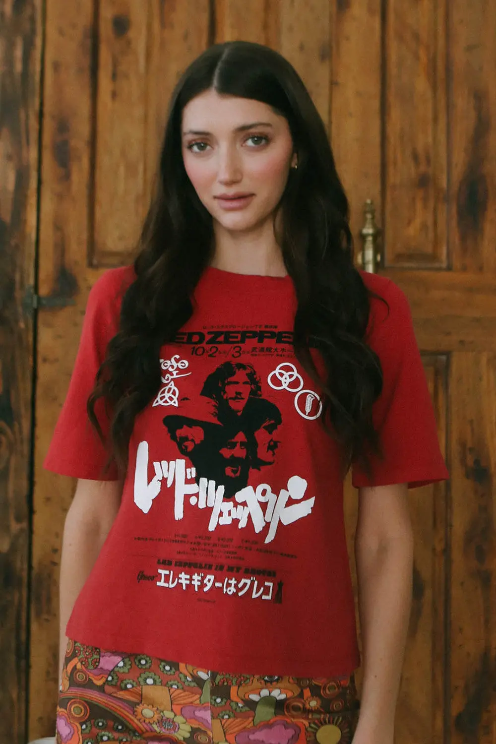 People Of Leisure Led Zeppelin 1972 Japan Concert Tee 1