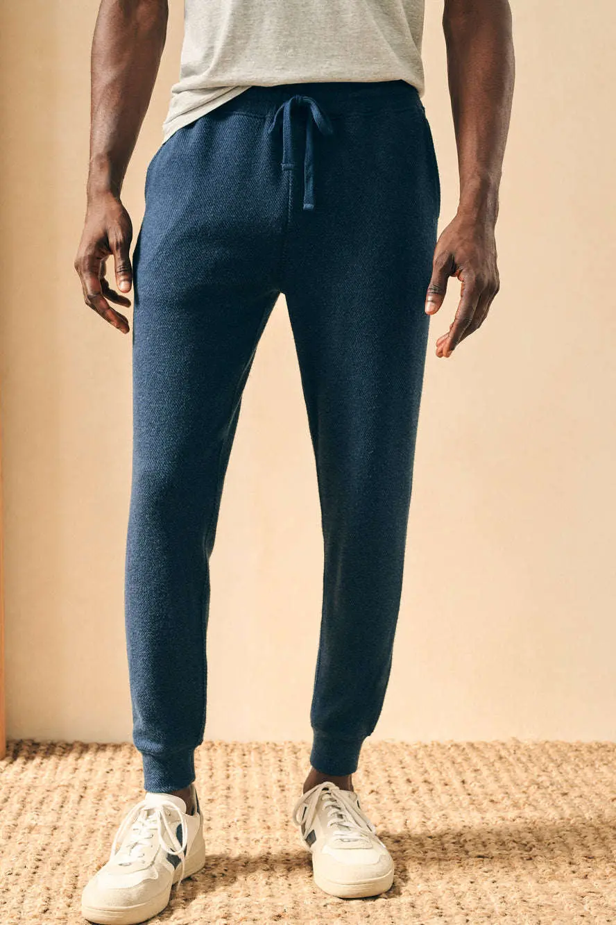 Faherty Legend™ Sweatpant In Brighton Navy Twill 1