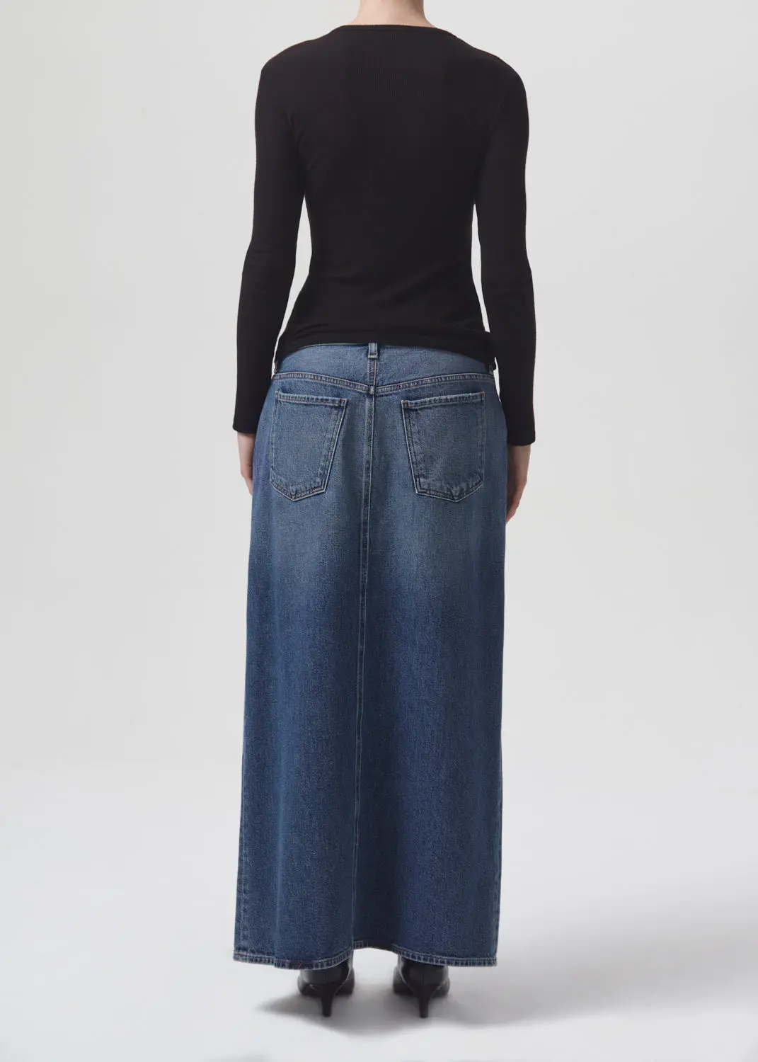 Agolde Leif Maxi Skirt In Swing 2