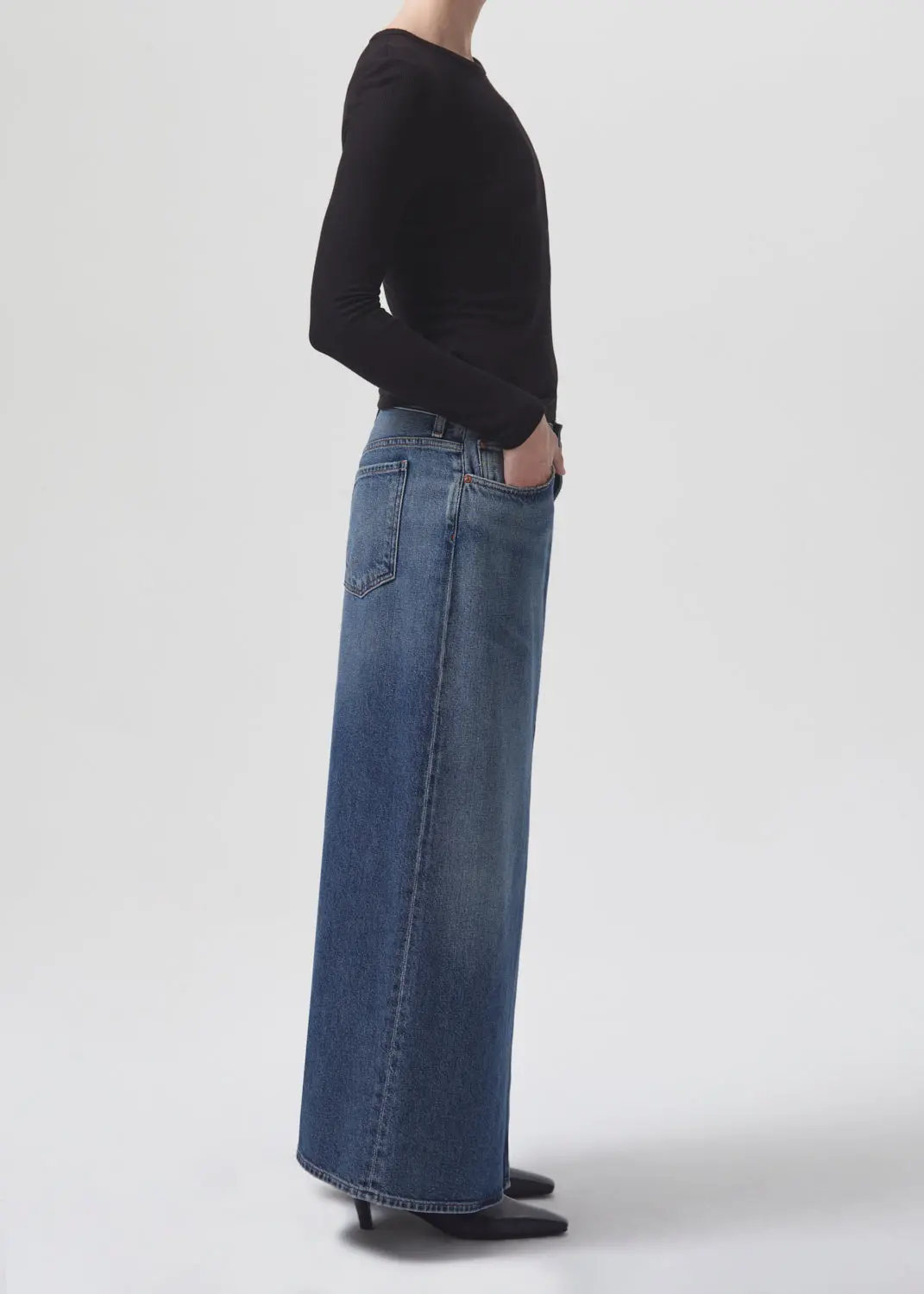 Agolde Leif Maxi Skirt In Swing 3