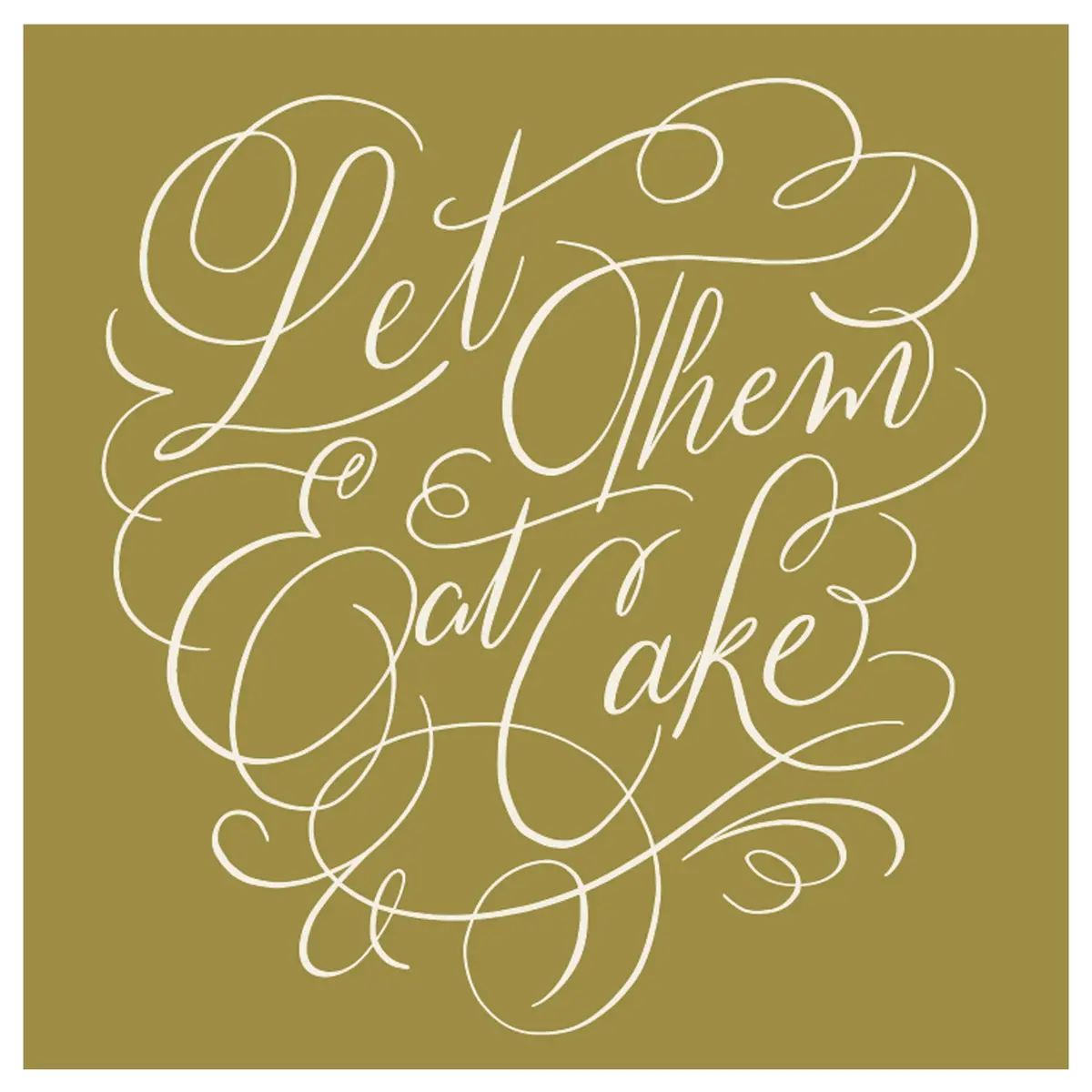 Let Them Eat Cake Cocktail Napkins - Set Of 20 1