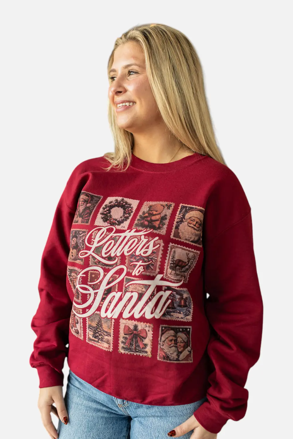 Livy Lu Women's Letters To Santa Sweatshirt 1
