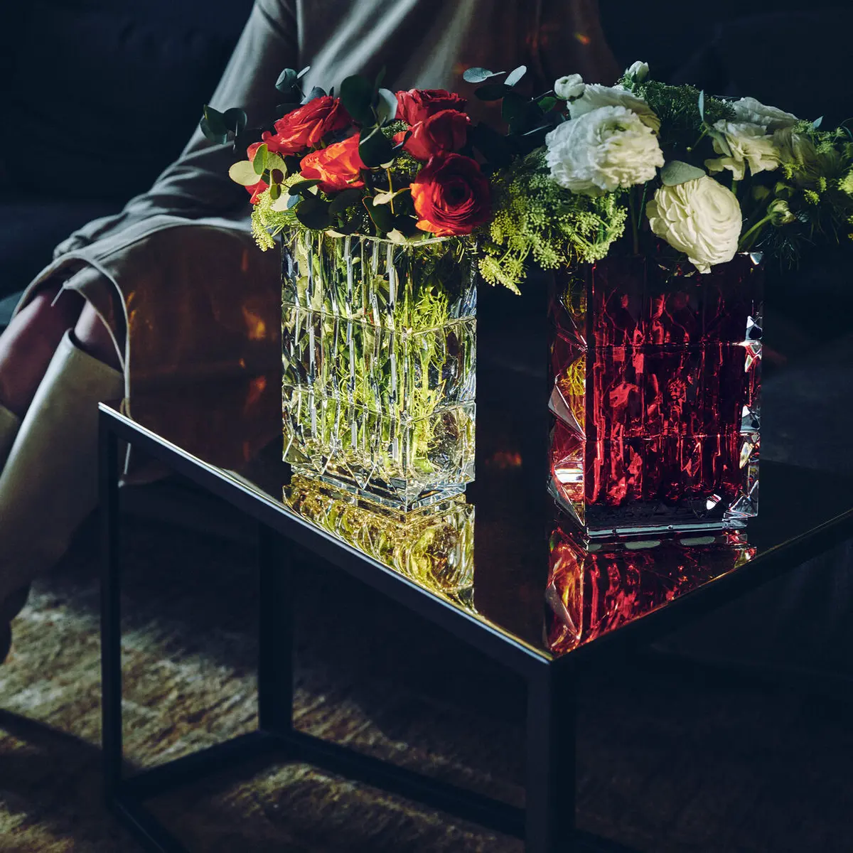 Baccarat Louxor Rectangular Vase In Clear 2