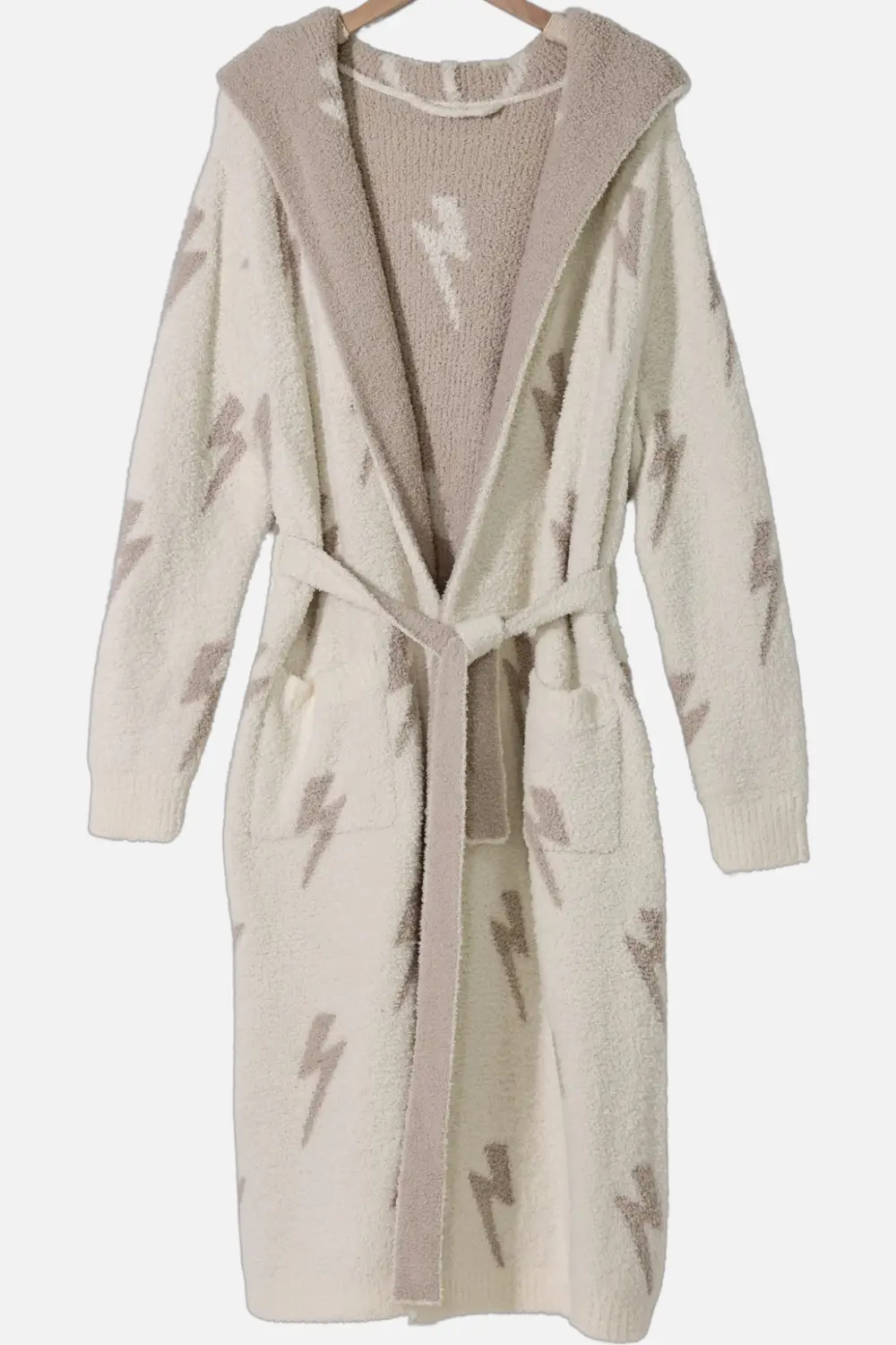 Local Beach Lightning Bolt Robe In Sand 1