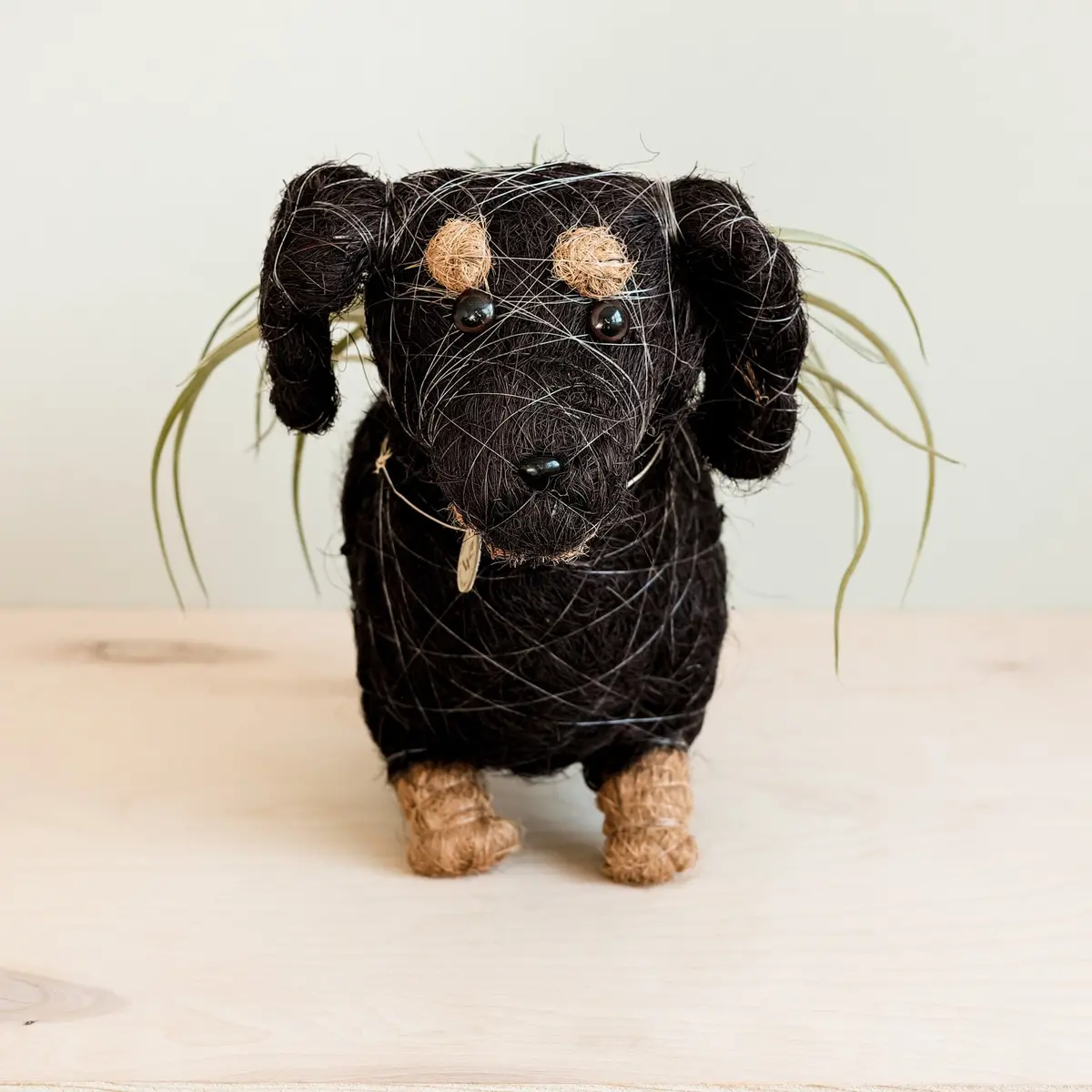 Likha Coco Coir Pots Dachshund Dog Planter 1