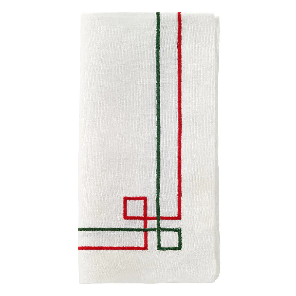 Link Red Green 21'' Napkins, Set Of 4 1