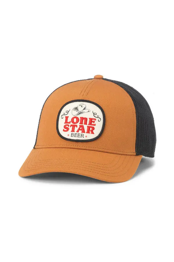 American Needle Lone Star Twill Valin Patch In Black-Light Hazel 1