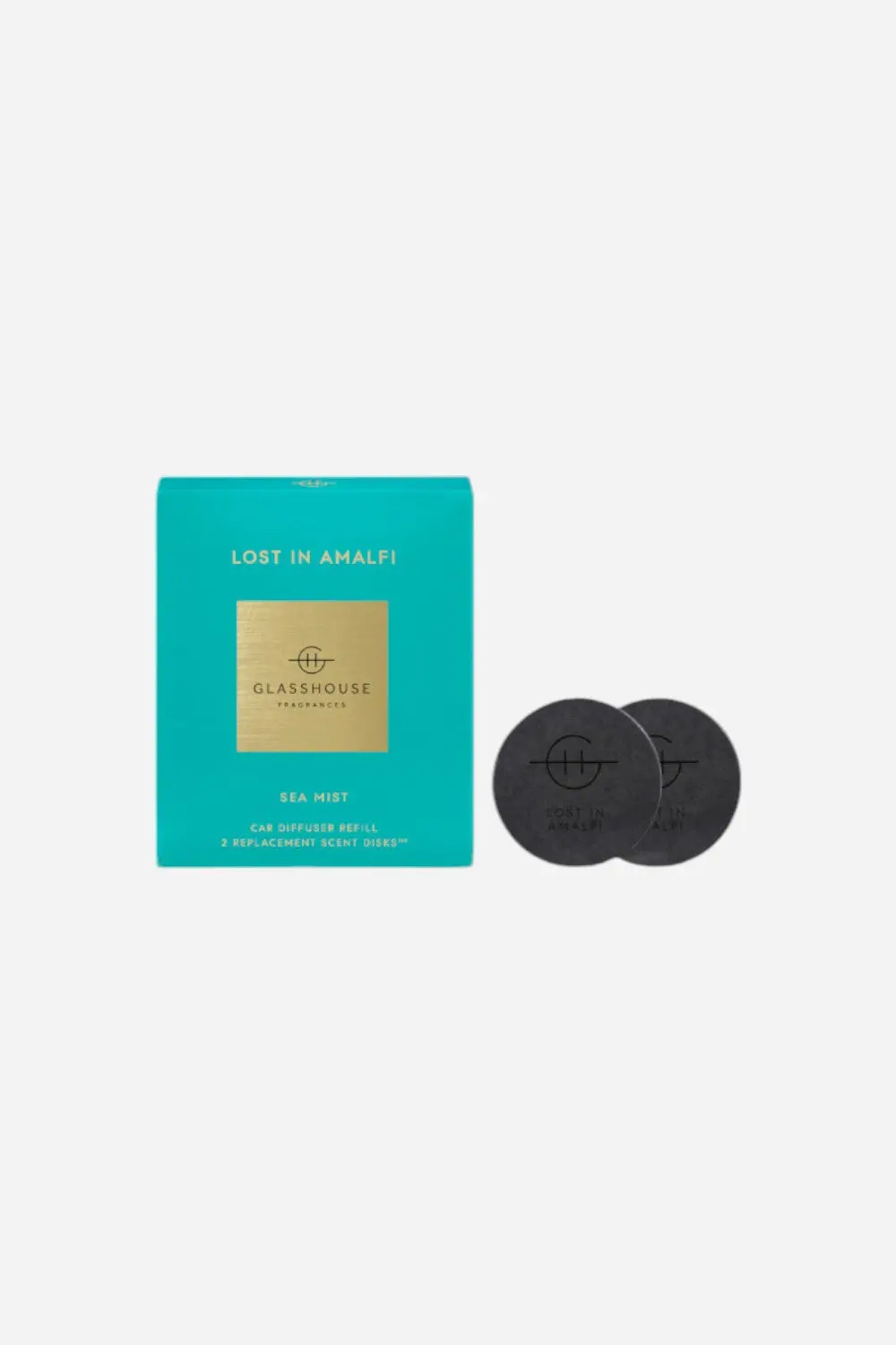 Glasshouse Lost In Amalfi Car Diffuser Refill Replacement Disks 1