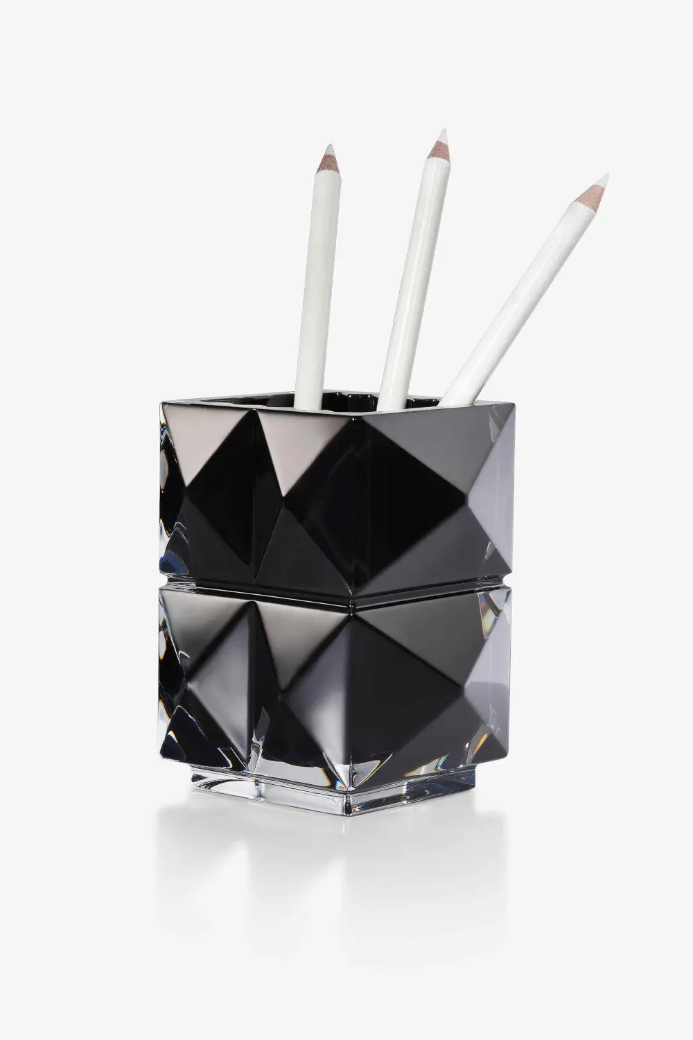 Baccarat Louxor Pencil Holder In Black 1