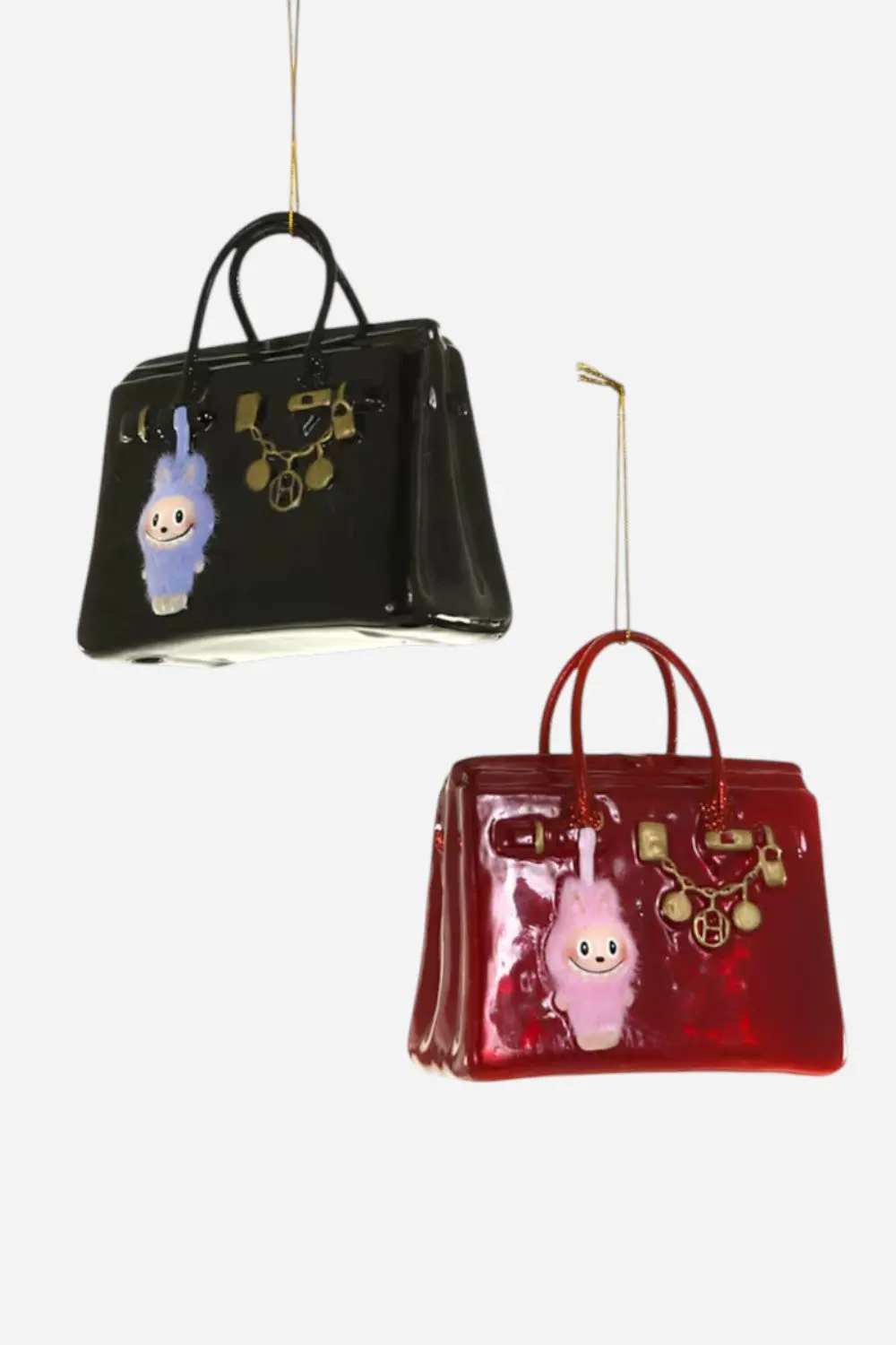 Luxe Bag With Monster Ornament 1