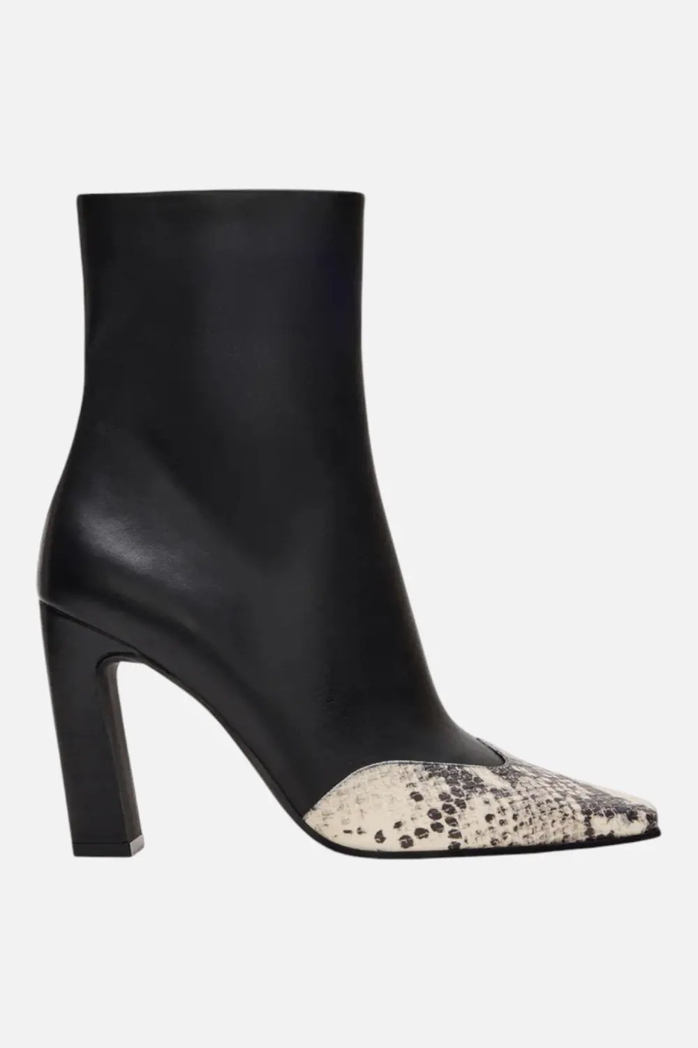 Steve Madden Lyle In Black With Leather Snake 1