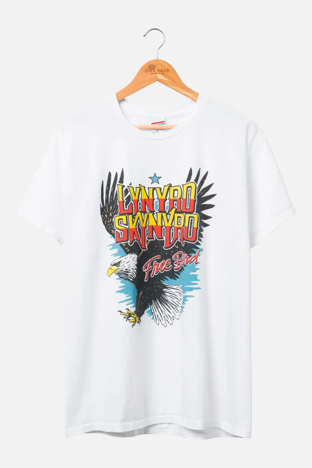 Junk Food Lynyrd Skynyrd Free Bird Tee In White 1