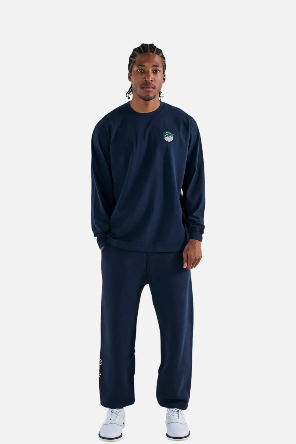 Malbon Gorse Cooper Tee In Navy 1