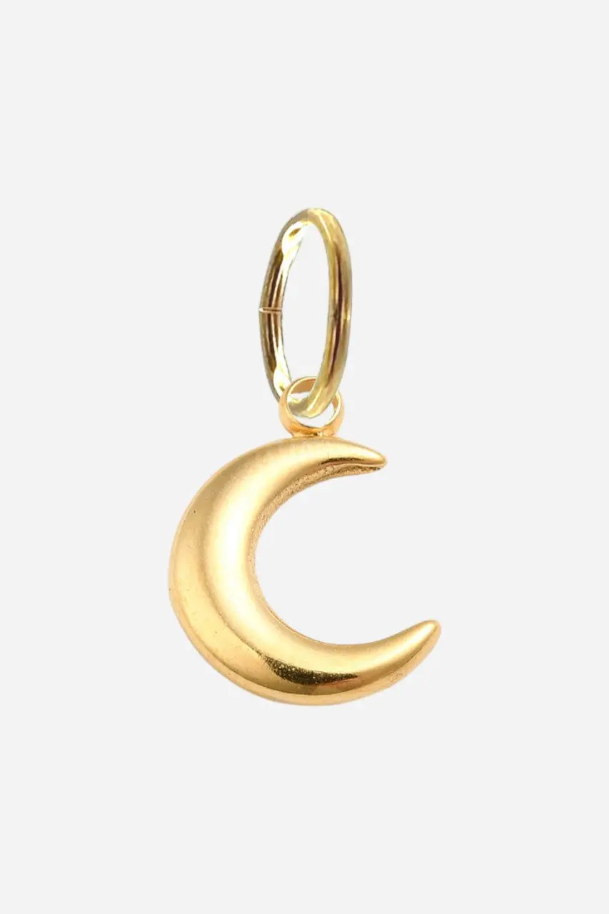 Farrah B Bubble Moon Charm Gold 1