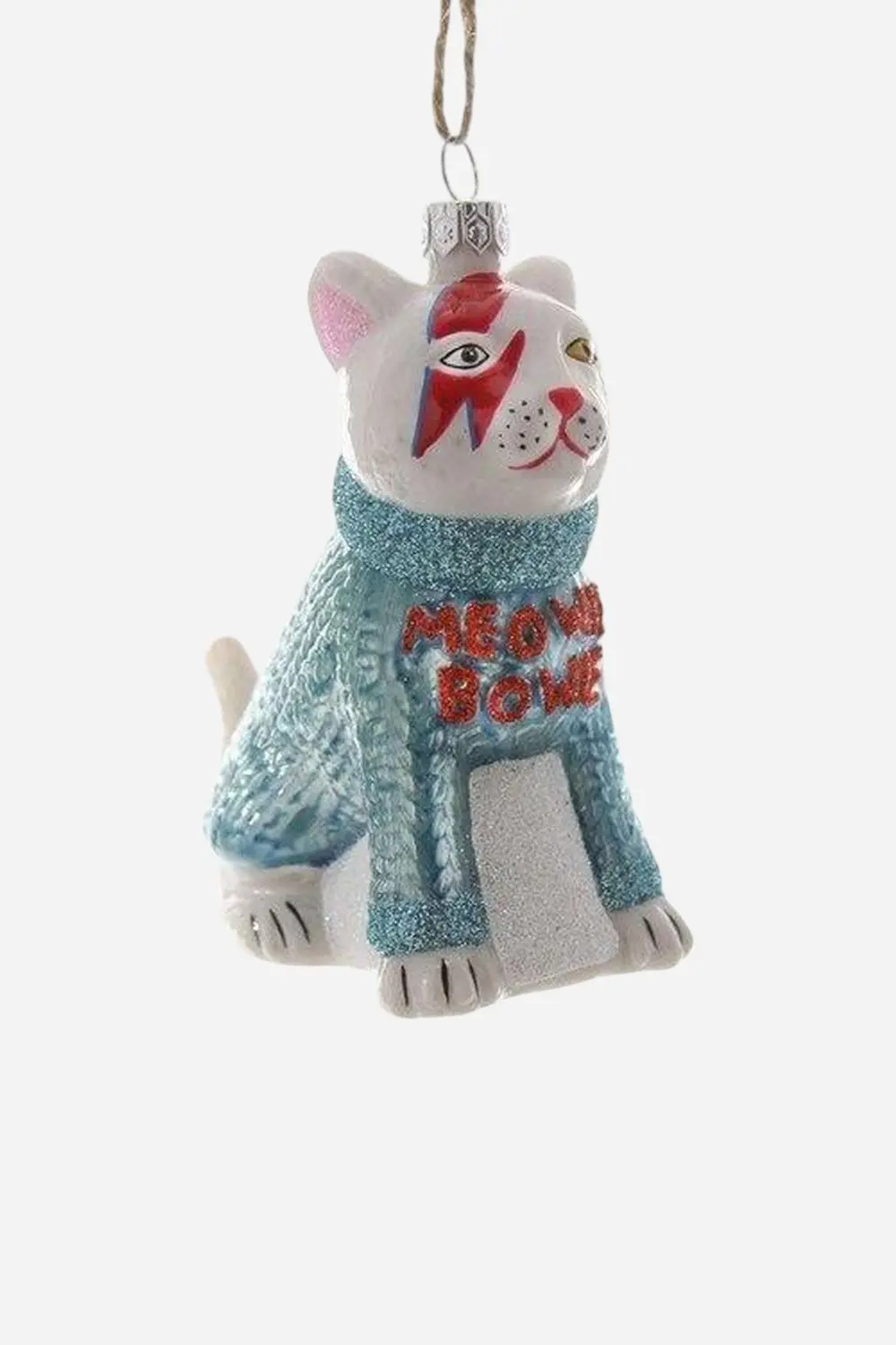 Meowie Bowie Sweater Ornament 1