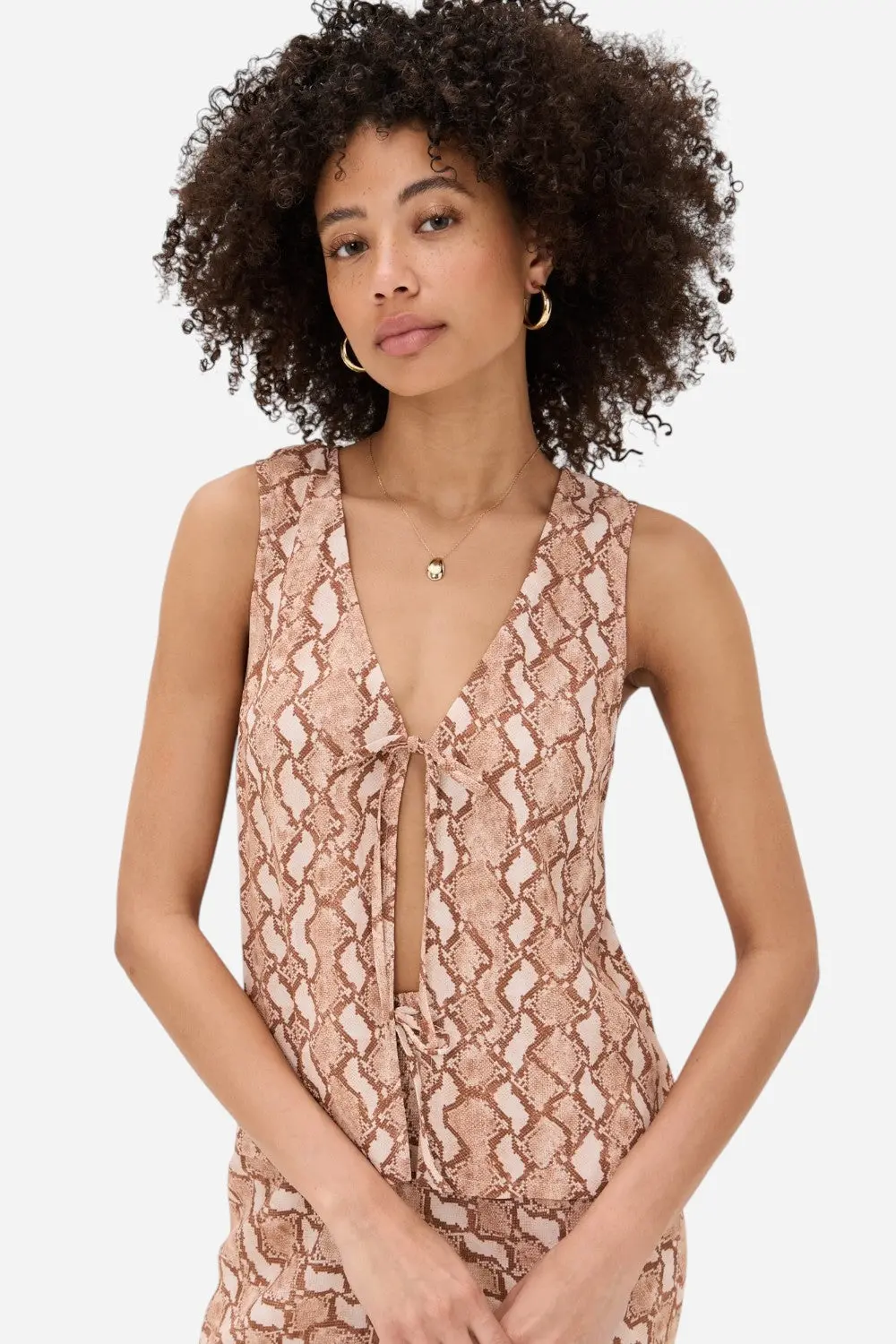 Minkpink Koa Tie Top 1