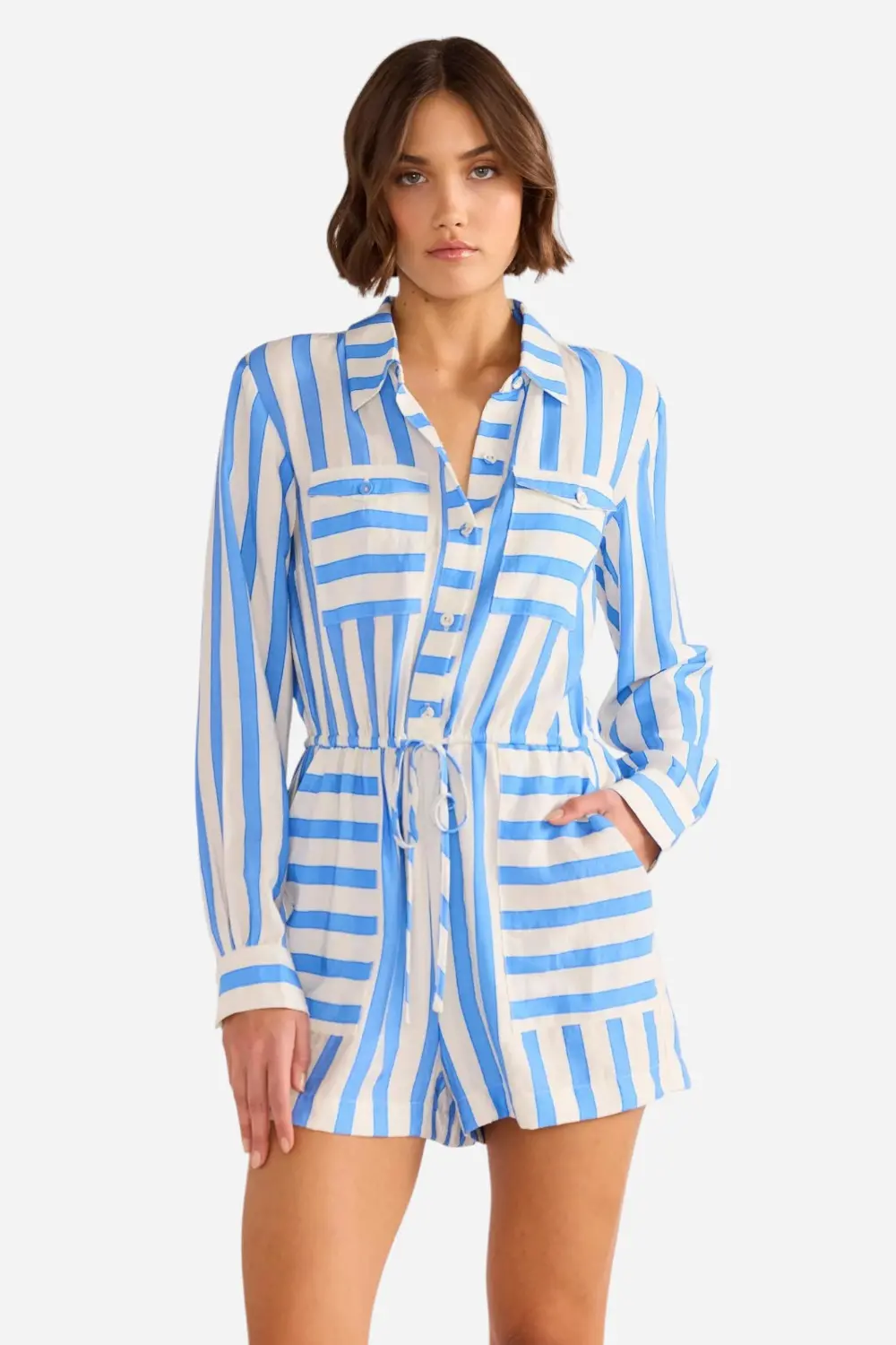Minkpink Nimue Stripe Playsuit 1