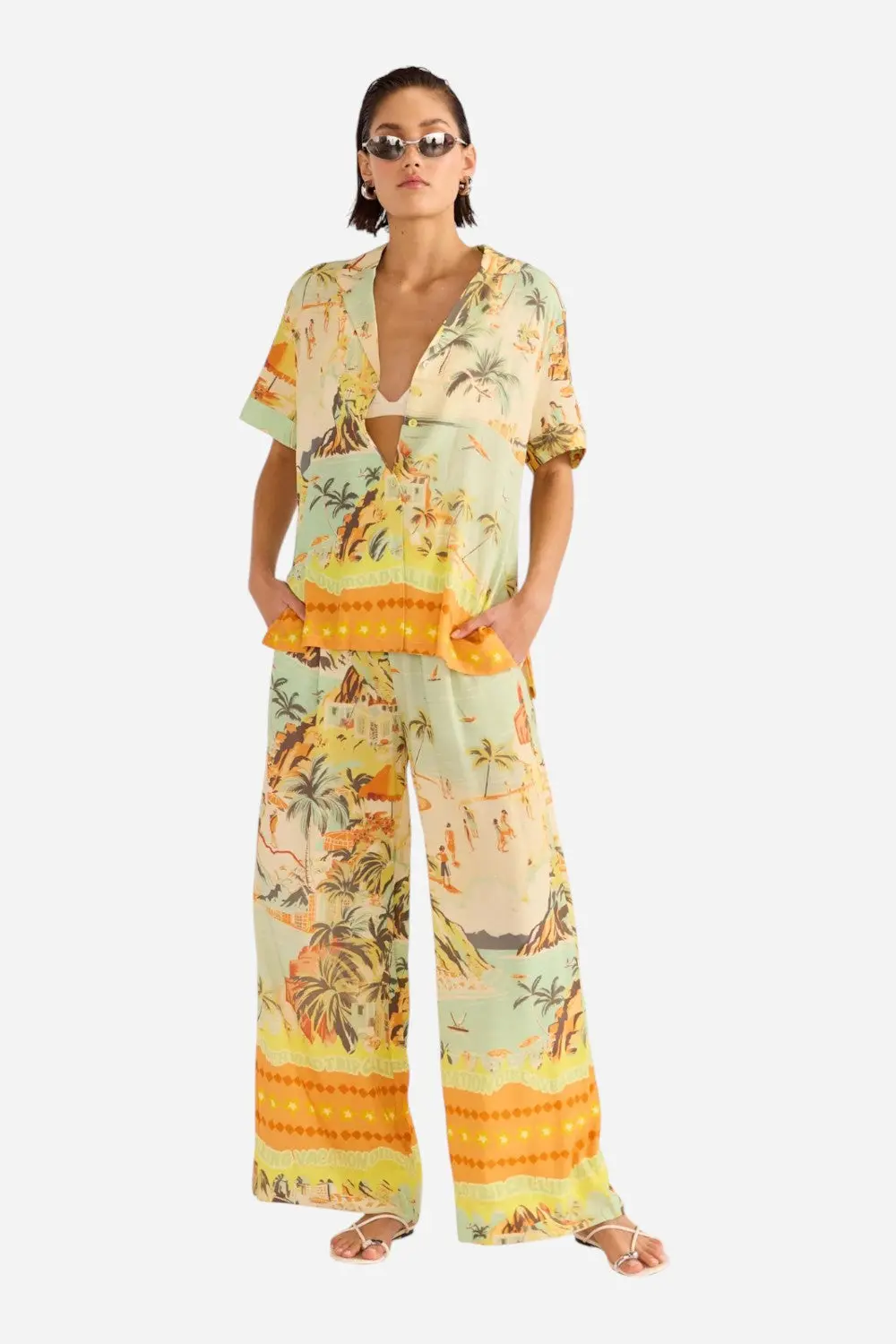 Minkpink Vacanza Drawstring Pants 1
