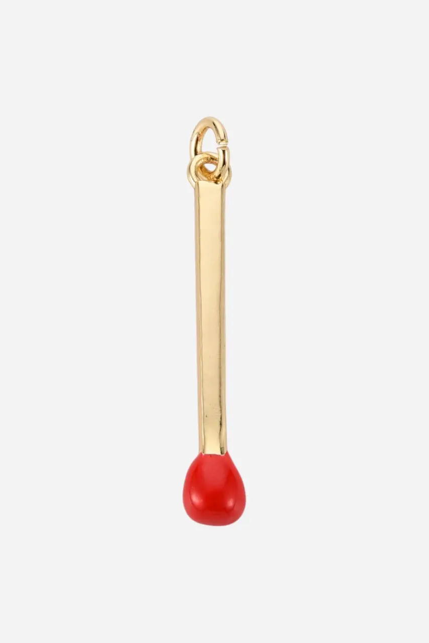 Farrah B Match Stick Charm Red 1