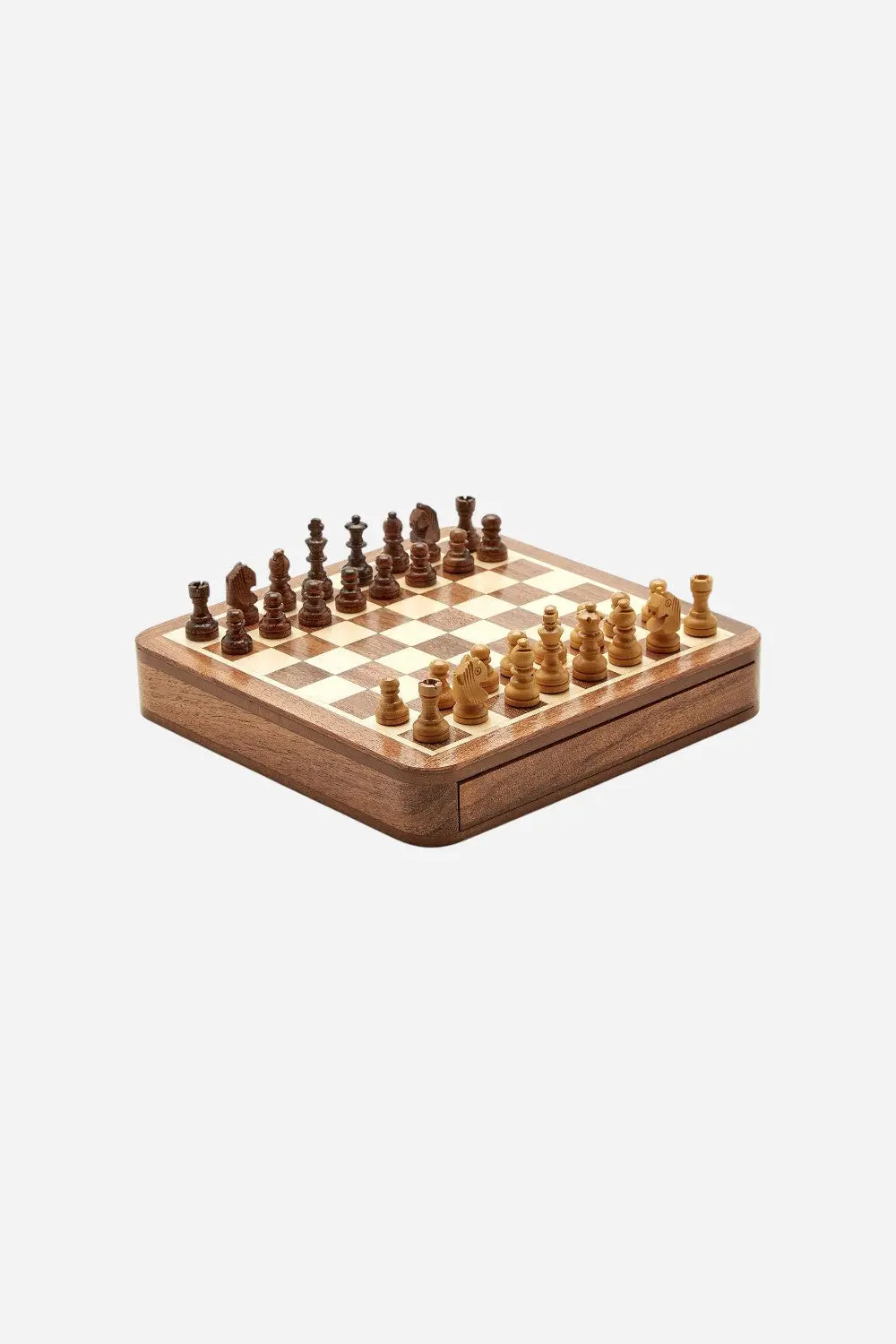 Magnetic Chess Set In Hand-Crafted Wooden Box 1