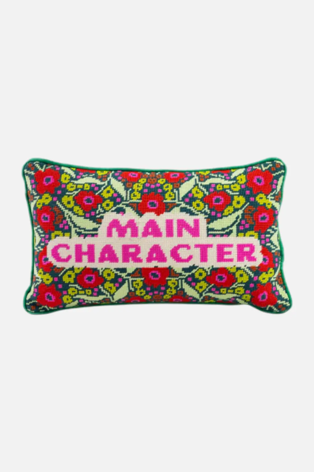 Furbish Main Character Needlepoint Pillow 1