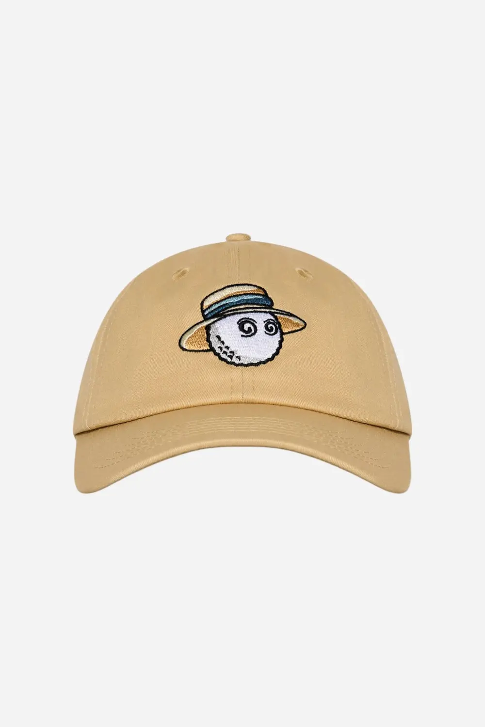 Malbon Golf Romano Dad Hat In Dark Khaki 1