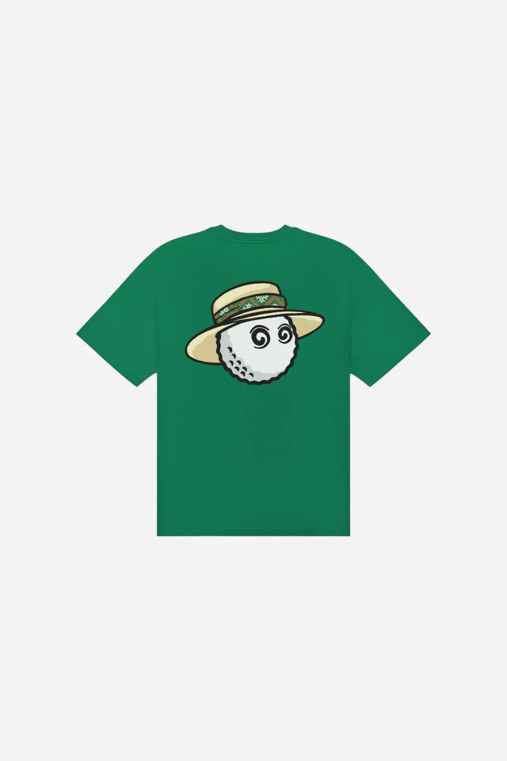 Malbon Golf Vacation Club Tee In Kelly Green 1