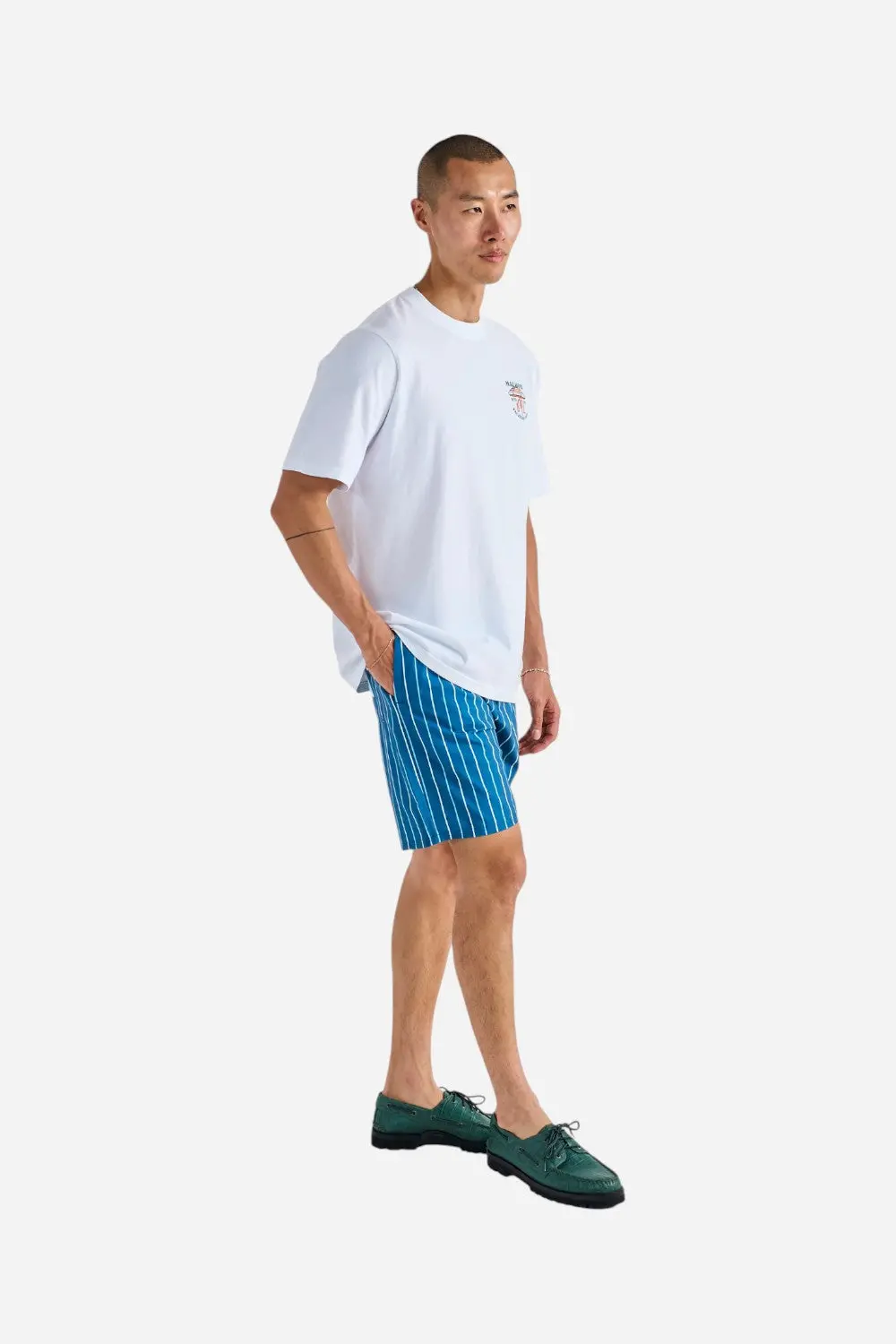 Malbon Golf Vacation Club Tee In White 4
