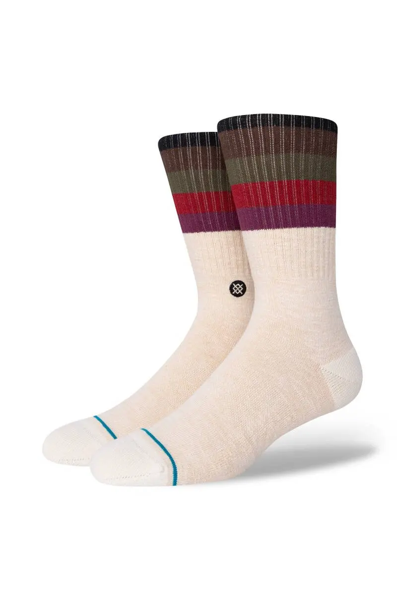 Stance Maliboo Crew Socks In Off White 1