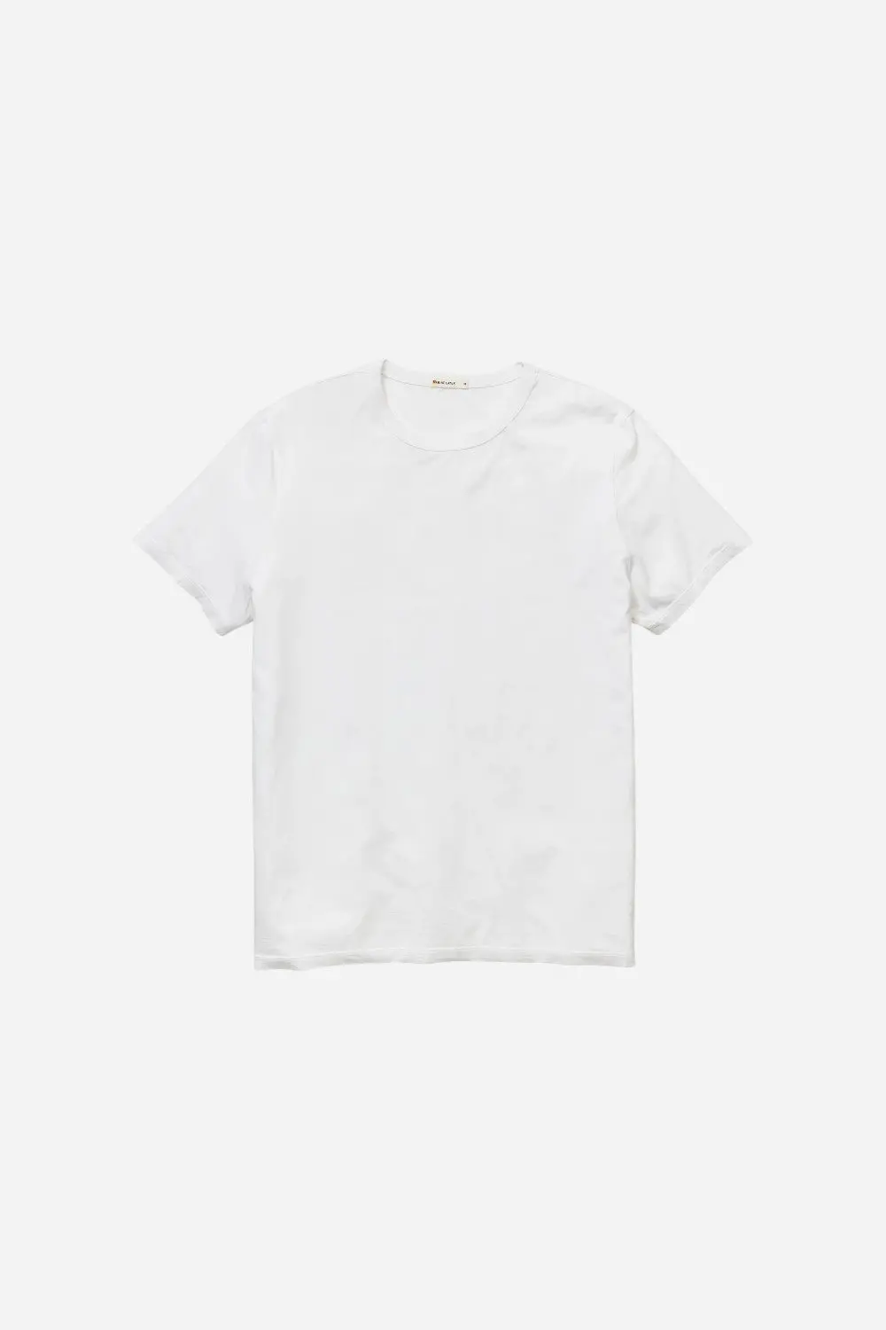 Marine Layer Signature Crew Tee In Pure White 1