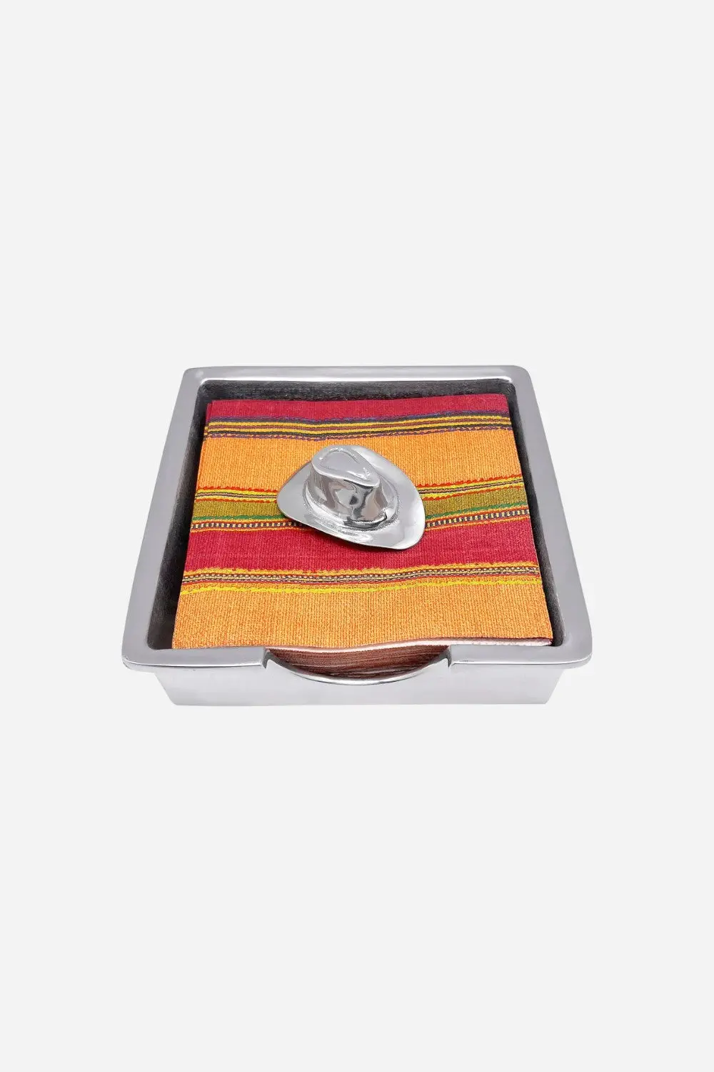 Mariposa Cowboy Hat Signature Napkin Box Set 1