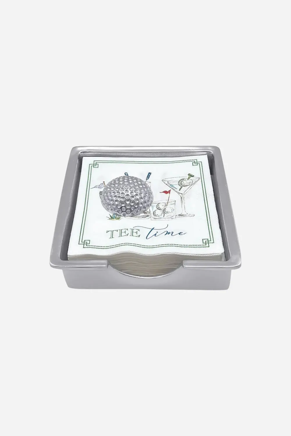 Mariposa Golf Ball Signature Napkin Box 1