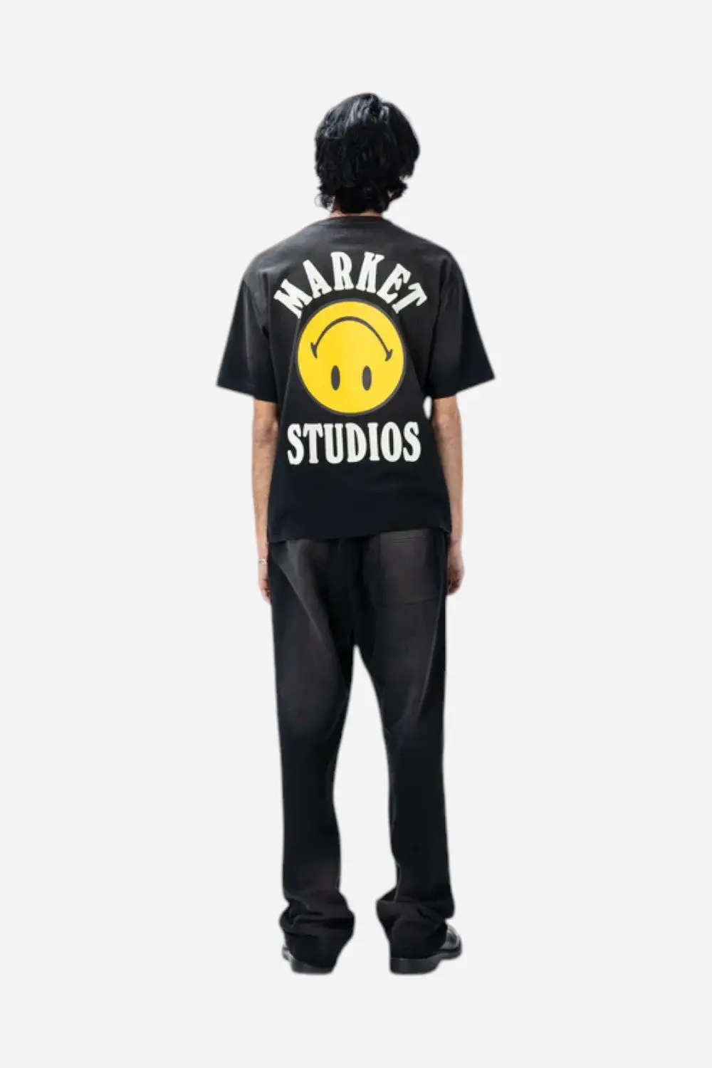 Market Smiley Lockup T-Shirt In Jet Set Black 4