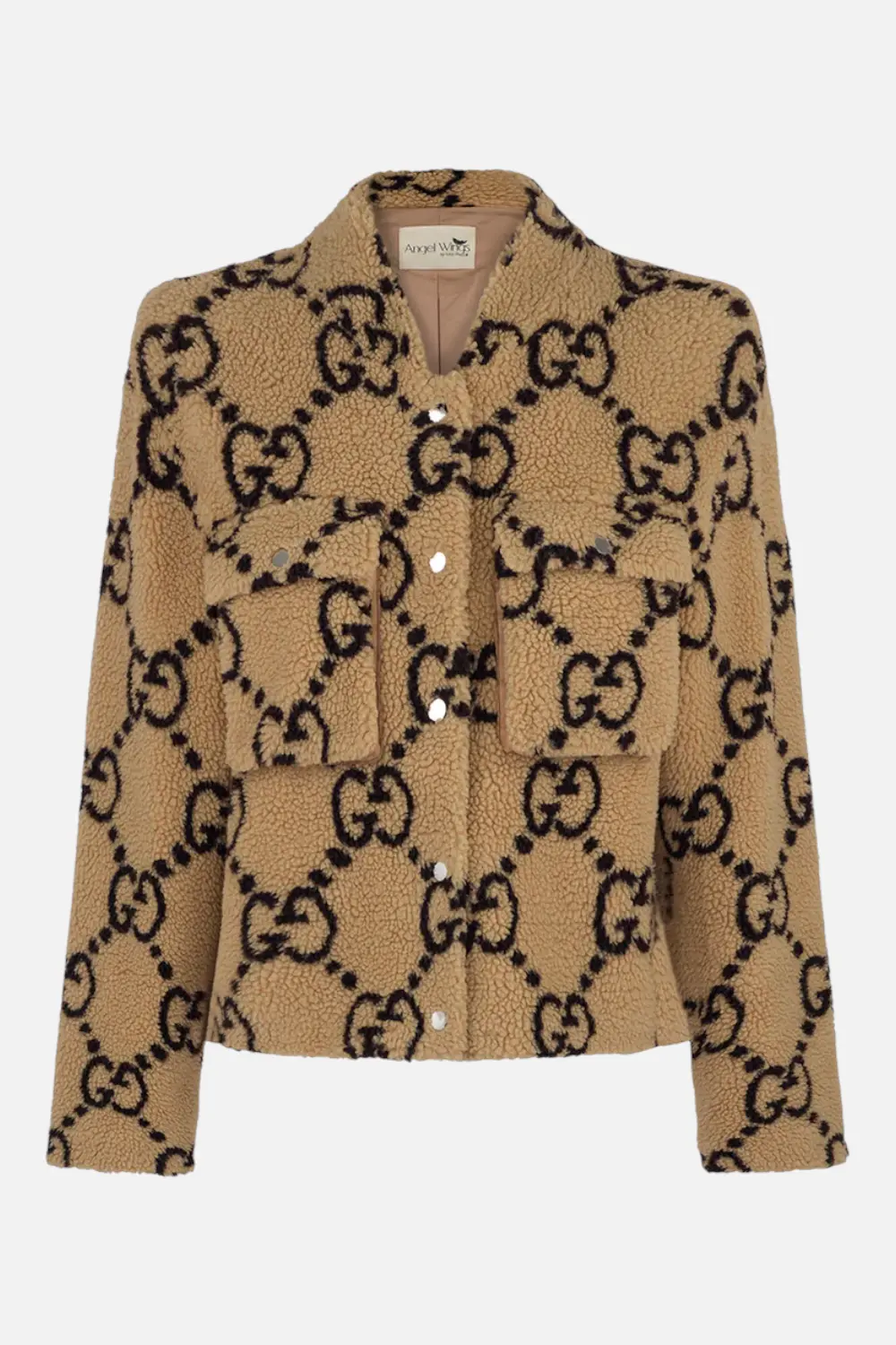 Angel Wings By Lucy Maru Bomber In Beige & Chocolate 1