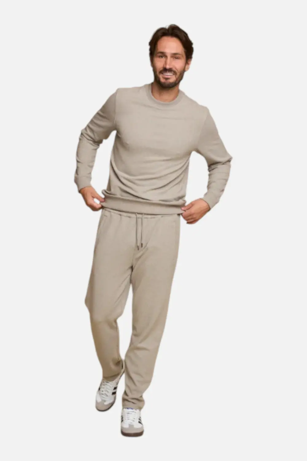 Fundamental Coast Men's Maverick Crew In Steel Grey 1