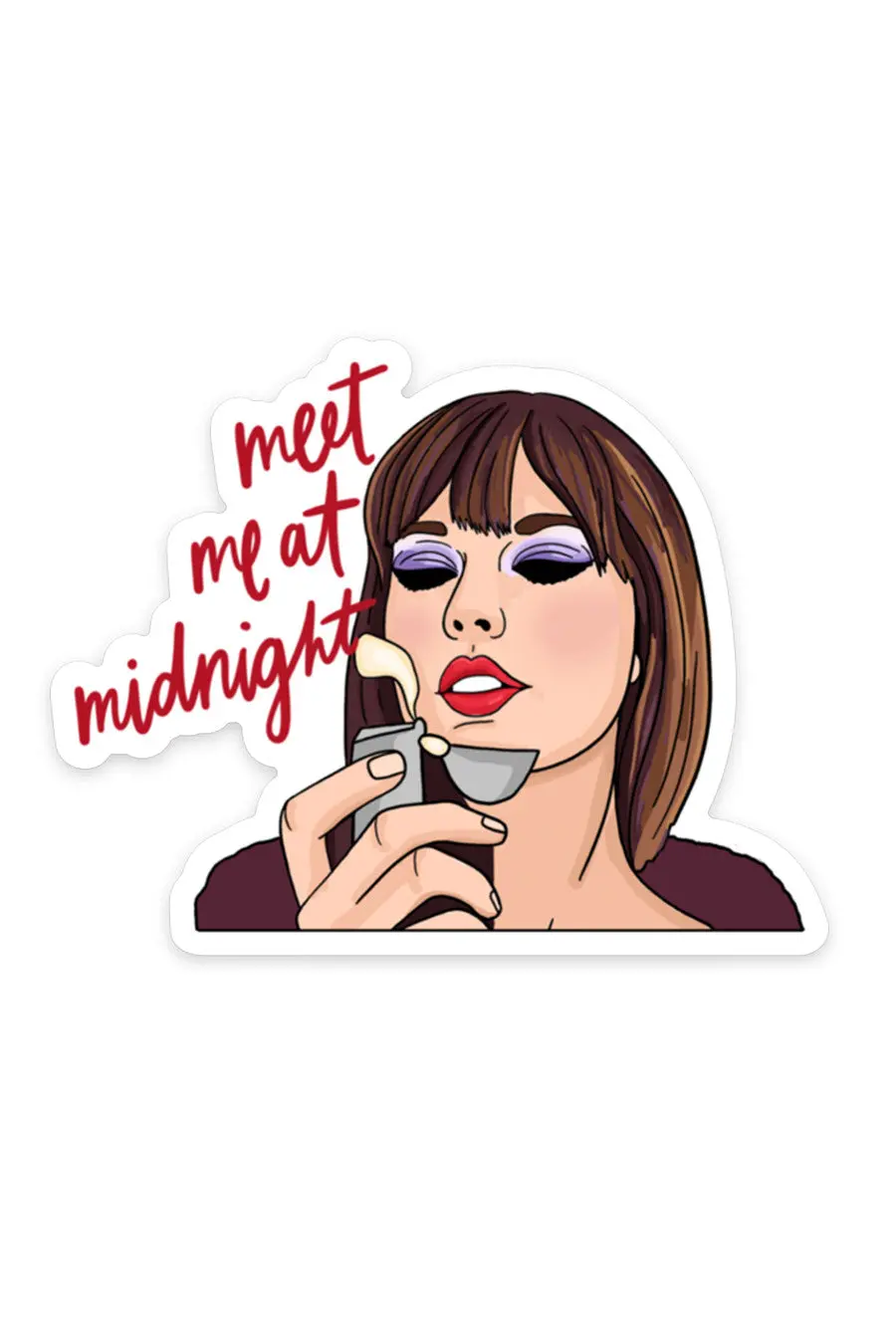 Meet Me At Midnight Taylor Swift Vinyl Sticker 1