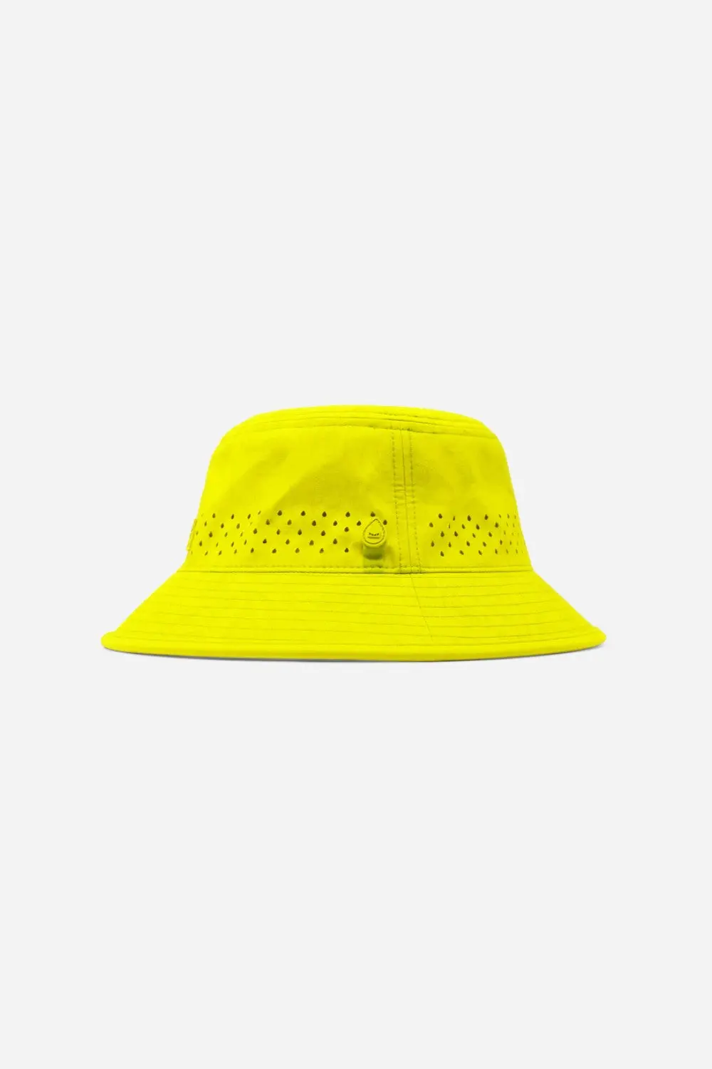 Melin Caddy Links Hydro Bucket Hat In Neon Yellow 2