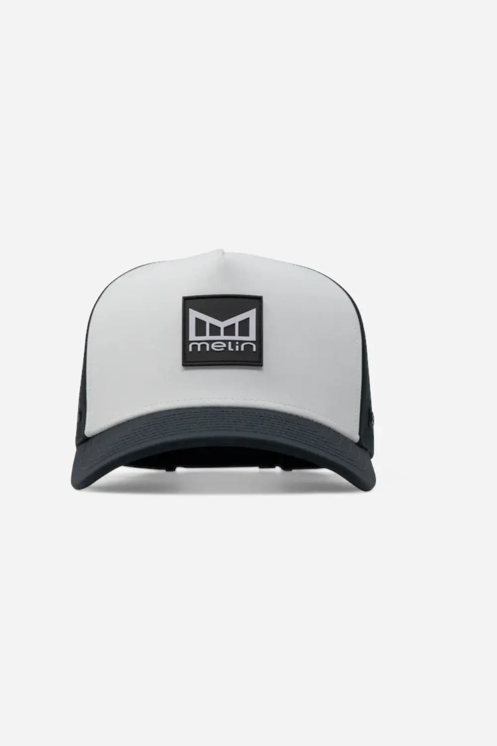 Melin Odysea Stacked Hydro Snapback Hat In Black/White 2
