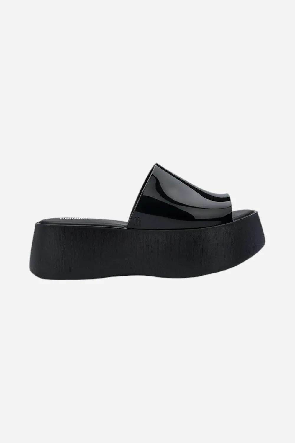 Melissa Becky Platform Slides In Black 1