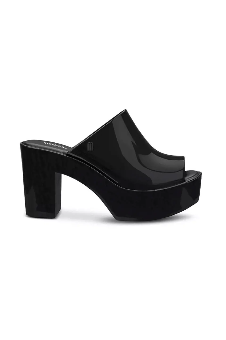 Melissa Platform Mule In Black 1